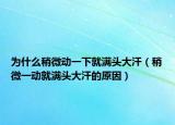为什么稍微动一下就满头大汗（稍微一动就满头大汗的原因）