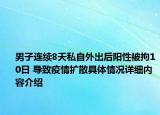 男子连续8天私自外出后阳性被拘10日 导致疫情扩散具体情况详细内容介绍