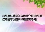 北马尿红墙是怎么回事介绍(北马尿红墙是怎么回事详细情况如何)