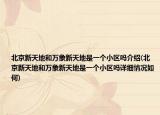 北京新天地和万象新天地是一个小区吗介绍(北京新天地和万象新天地是一个小区吗详细情况如何)