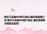 跪求王若葳600照片地址(最好是原图介绍 跪求王若葳600照片地址 最好是原图详细情况如何)