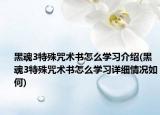 黑魂3特殊咒术书怎么学习介绍(黑魂3特殊咒术书怎么学习详细情况如何)