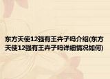 东方天使12强有王卉子吗介绍(东方天使12强有王卉子吗详细情况如何)