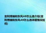 吉利博瑞和东风A9怎么选介绍(吉利博瑞和东风A9怎么选详细情况如何)