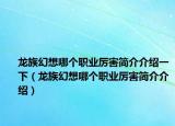 龙族幻想哪个职业厉害简介介绍一下（龙族幻想哪个职业厉害简介介绍）