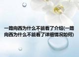 一路向西为什么不能看了介绍(一路向西为什么不能看了详细情况如何)