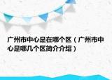 广州市中心是在哪个区（广州市中心是哪几个区简介介绍）