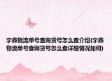 宇鑫物流单号查询货号怎么查介绍(宇鑫物流单号查询货号怎么查详细情况如何)