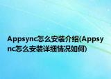 Appsync怎么安装介绍(Appsync怎么安装详细情况如何)