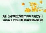 为什么都叫王力宏二哥啊介绍(为什么都叫王力宏二哥啊详细情况如何)