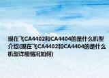 现在飞CA4402和CA4404的是什么机型介绍(现在飞CA4402和CA4404的是什么机型详细情况如何)