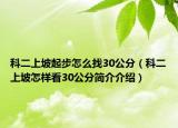 科二上坡起步怎么找30公分（科二上坡怎样看30公分简介介绍）
