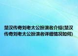 楚汉传奇刘老太公扮演者介绍(楚汉传奇刘老太公扮演者详细情况如何)