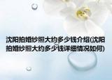 沈阳拍婚纱照大约多少钱介绍(沈阳拍婚纱照大约多少钱详细情况如何)