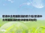 歌词中含有胭脂泪的歌介绍(歌词中含有胭脂泪的歌详细情况如何)