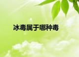 冰毒属于哪种毒