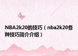 NBA2k20的技巧（nba2k20各种技巧简介介绍）