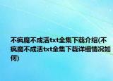 不疯魔不成活txt全集下载介绍(不疯魔不成活txt全集下载详细情况如何)