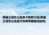 葬魂之诗怎么练级才快啊介绍(葬魂之诗怎么练级才快啊详细情况如何)