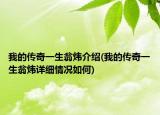我的传奇一生翁炜介绍(我的传奇一生翁炜详细情况如何)
