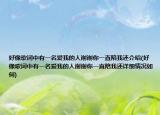 好像歌词中有一名爱我的人谢谢你一直陪我还介绍(好像歌词中有一名爱我的人谢谢你一直陪我还详细情况如何)