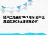 猎户座流星雨2021介绍(猎户座流星雨2021详细情况如何)