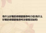 有什么好看的悬疑剧推荐吗介绍(有什么好看的悬疑剧推荐吗详细情况如何)