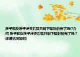 质子和反质子湮灭后就只剩下辐射的光了吗(?介绍 质子和反质子湮灭后就只剩下辐射的光了吗 ?详细情况如何)