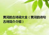黄河的古诗词大全（黄河的诗句古诗简介介绍）