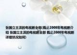 张国立主演的电视剧全部(截止2008年电视剧介绍 张国立主演的电视剧全部 截止2008年电视剧详细情况如何)