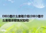 DIEO是什么音箱介绍(DIEO是什么音箱详细情况如何)