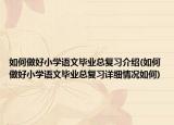 如何做好小学语文毕业总复习介绍(如何做好小学语文毕业总复习详细情况如何)