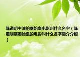 陈道明主演的秦始皇电影叫什么名字（陈道明演秦始皇的电影叫什么名字简介介绍）