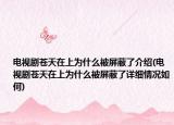电视剧苍天在上为什么被屏蔽了介绍(电视剧苍天在上为什么被屏蔽了详细情况如何)