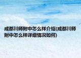 成都川师附中怎么样介绍(成都川师附中怎么样详细情况如何)