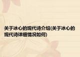 关于冰心的现代诗介绍(关于冰心的现代诗详细情况如何)