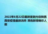 2022年8月22日最新更新内容陕西西安疫情最新消息 渭南新增确诊人数