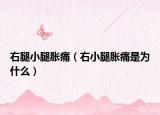 右腿小腿胀痛（右小腿胀痛是为什么）