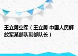 王立勇空军（王立勇 中国人民解放军某部队副部队长）