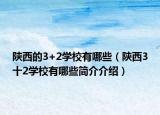 陕西的3+2学校有哪些（陕西3十2学校有哪些简介介绍）
