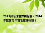2013羽毛球世界锦标赛（2014年世界青年羽毛球锦标赛）