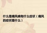 什么是痛风病有什么症状（痛风的症状是什么）