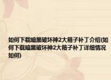 如何下载暗黑破坏神2大箱子补丁介绍(如何下载暗黑破坏神2大箱子补丁详细情况如何)