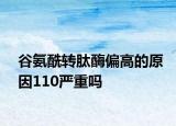 谷氨酰转肽酶偏高的原因110严重吗