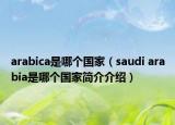 arabica是哪个国家（saudi arabia是哪个国家简介介绍）