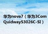 华为nova7（华为3ComQuidwayS3026C-SI）