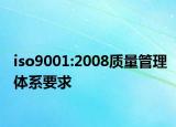 iso9001:2008质量管理体系要求