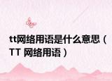 tt网络用语是什么意思（TT 网络用语）