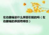 左边腰痛是什么原因引起的吗（左边腰痛的原因有哪些）