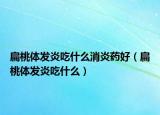 扁桃体发炎吃什么消炎药好（扁桃体发炎吃什么）
